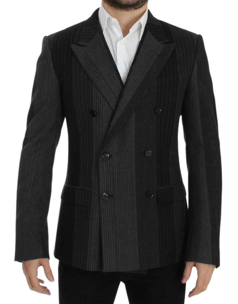 Dolce 
Gabbana striped wool stretch Men
s blazer