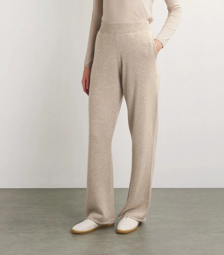 Harrods Cashmere Wide-Leg Sweatpants 3