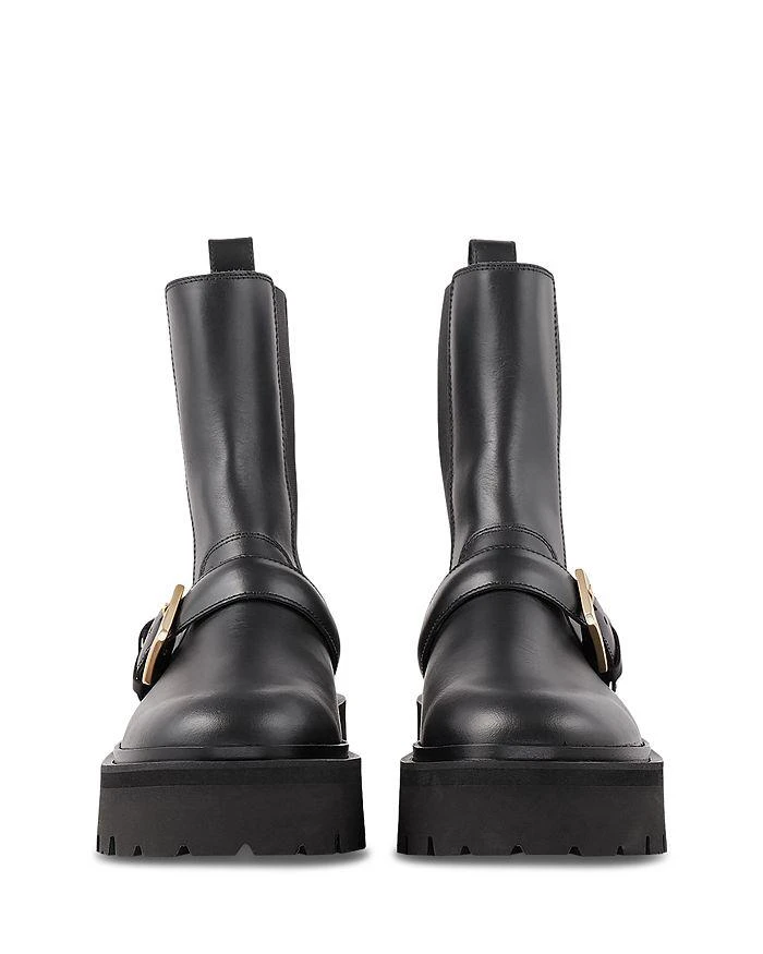 Sandro Women's Helen Buckled Chelsea Booties 3