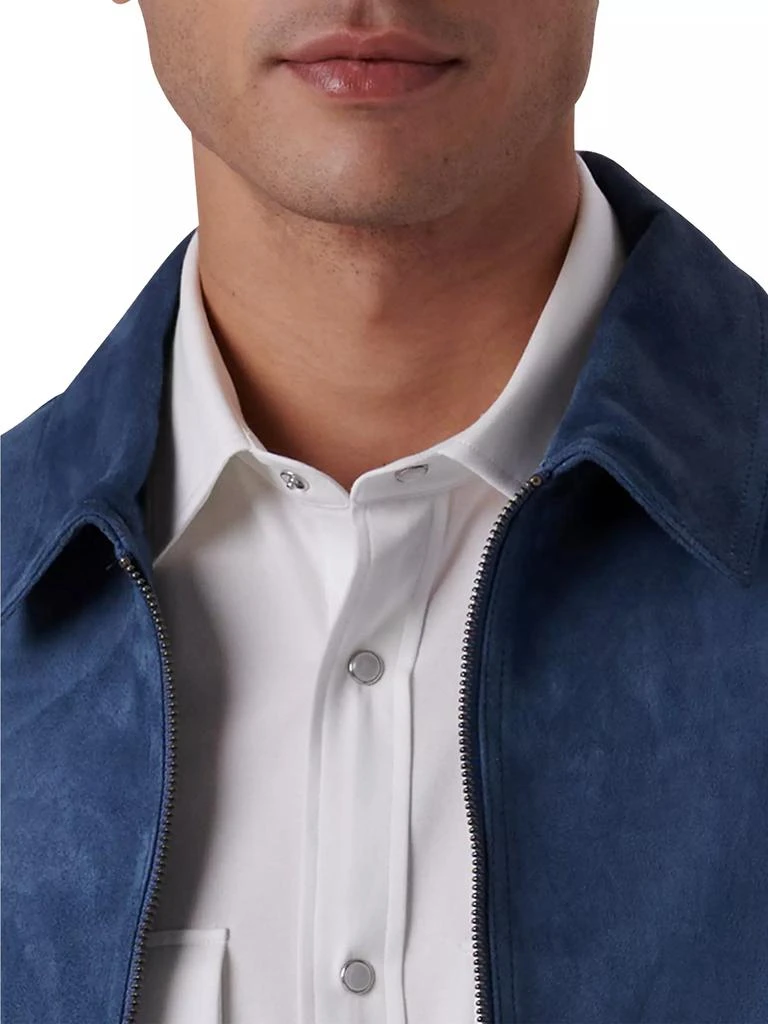 BUGATCHI Suede Bomber Jacket 6
