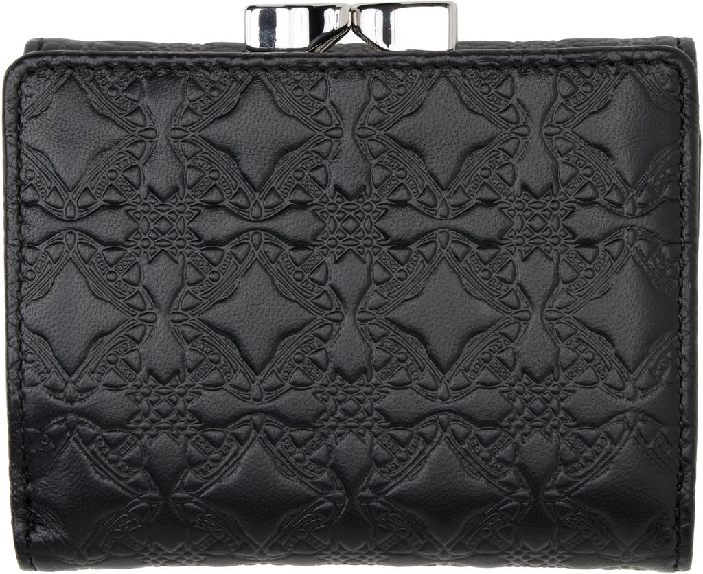 Vivienne Westwood Black Small Frame Wallet - Wallets - BeyondStyle