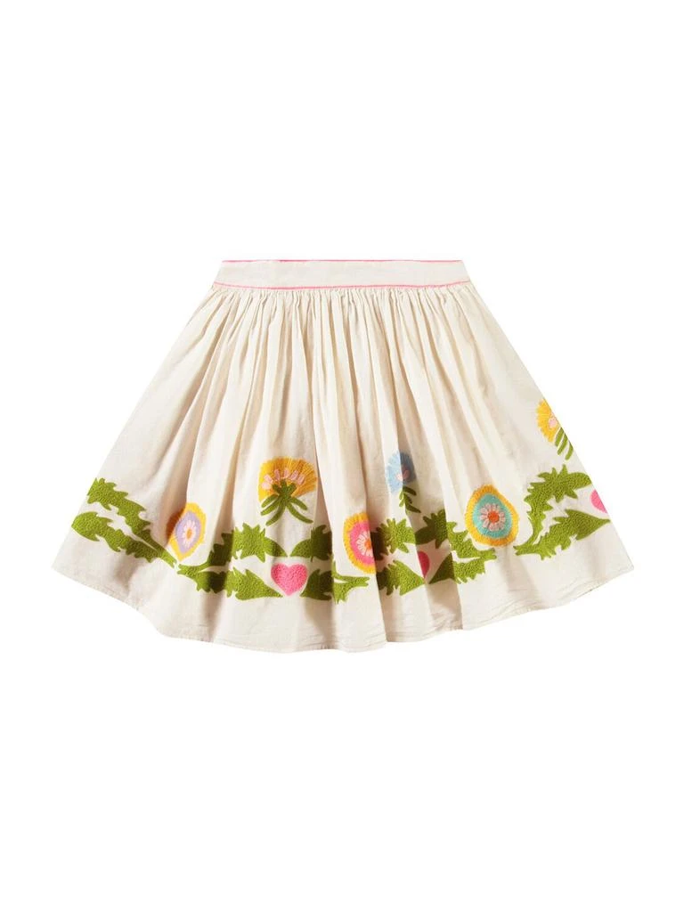 white christmas dresses Serena Light Blue Cotton Maxi Skirt, Small main image 1