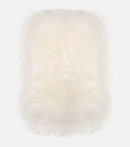 Magda Butrym Shearling muff 1