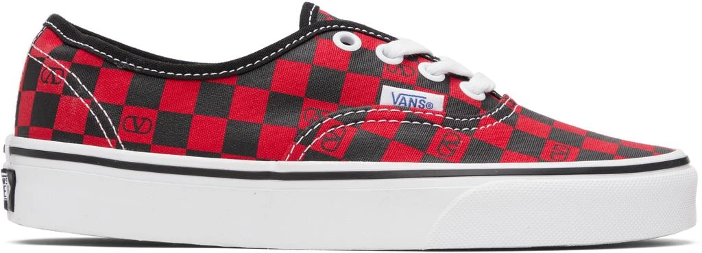 Valentino Red Vans Edition VLogo Checkerboard Sneakers 1