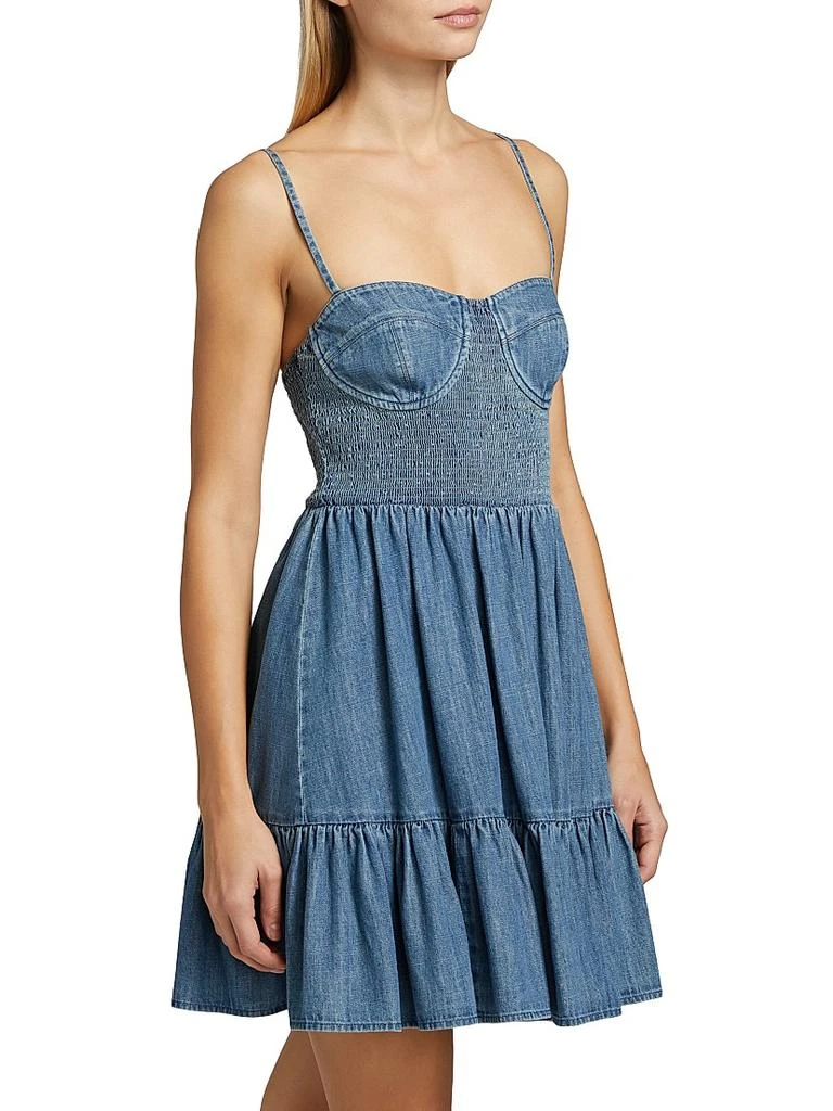 Shop Smocked Denim Bustier Minidress on Sale at BeyondStyle  Get 63% Off  Smocked Denim Bustier Minidress with Limited-Time Flash Deals, Exclusive  Discounts, and Special Offers. Enjoy Unbeatable Savings on Smocked Denim