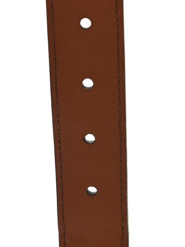 Gucci GG Denim & Leather Grain Belt 3