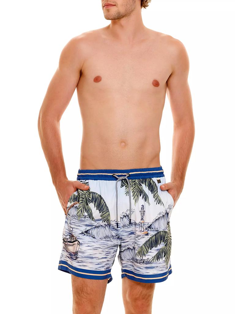 Agua Bendita Returning To The Roots Joe Kai Swim Trunks