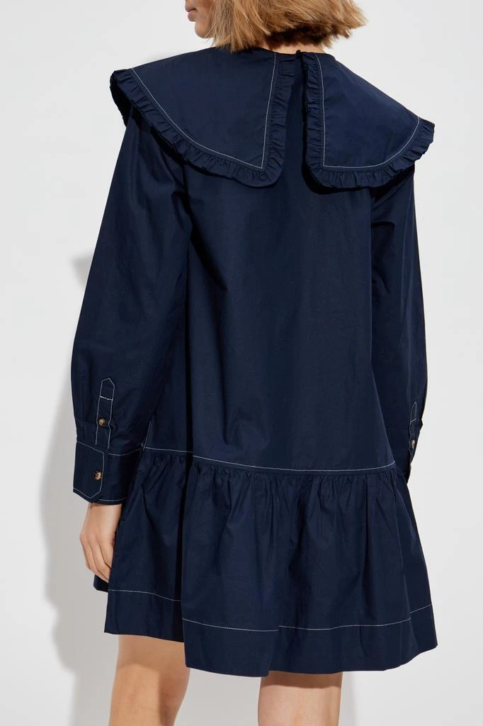 Ganni Dress with Collar 4