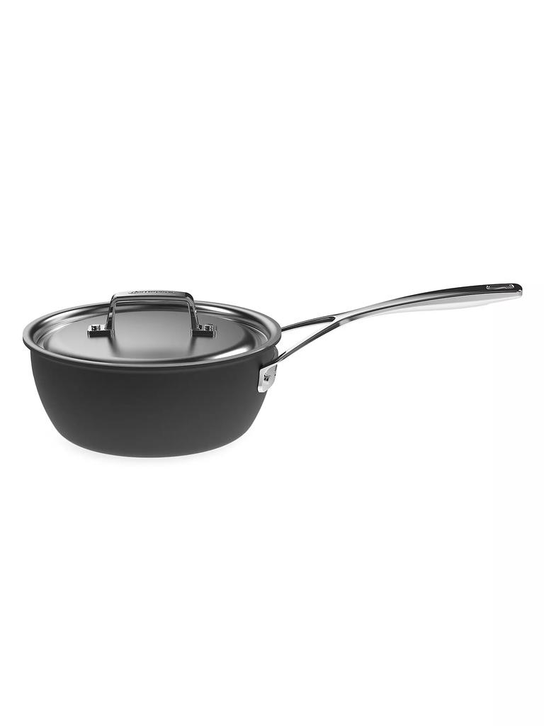 Demeyere Stainless Steel with Ceramic Exterior Coating 2 Quart Saucepan with Lid