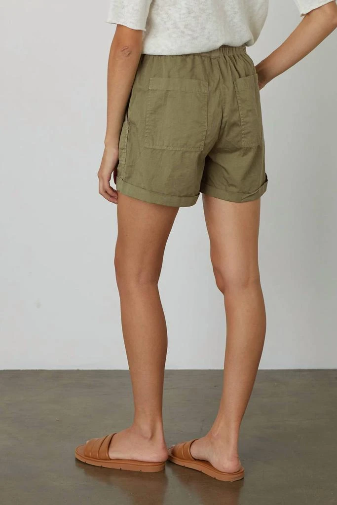 Velvet by Graham & Spencer Tenley Shorts In Moss 3