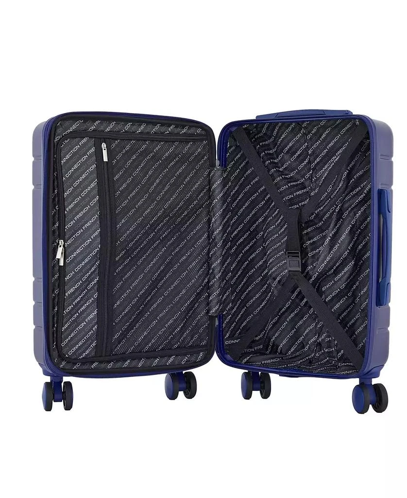 French Connection Saint Martin 4 Piece Hardside Luggage Set 4in1 CUP/USB/USB-C/PHONE HOLDER 7