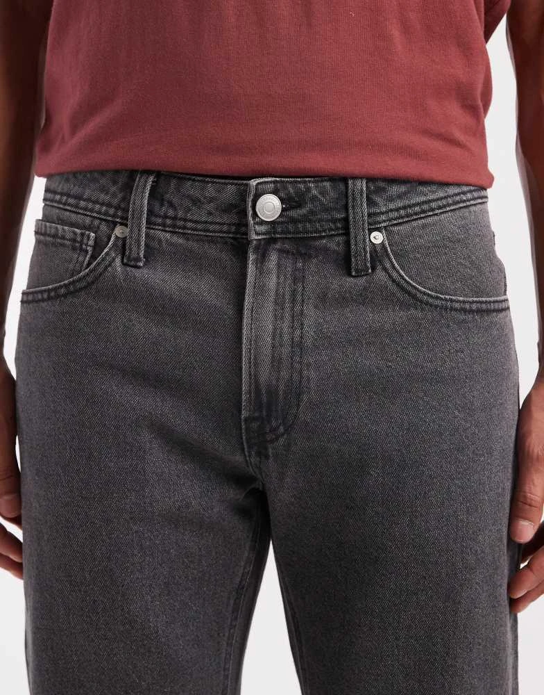 JJ Rebel JJ Rebel Noah straight jeans in washed back 4