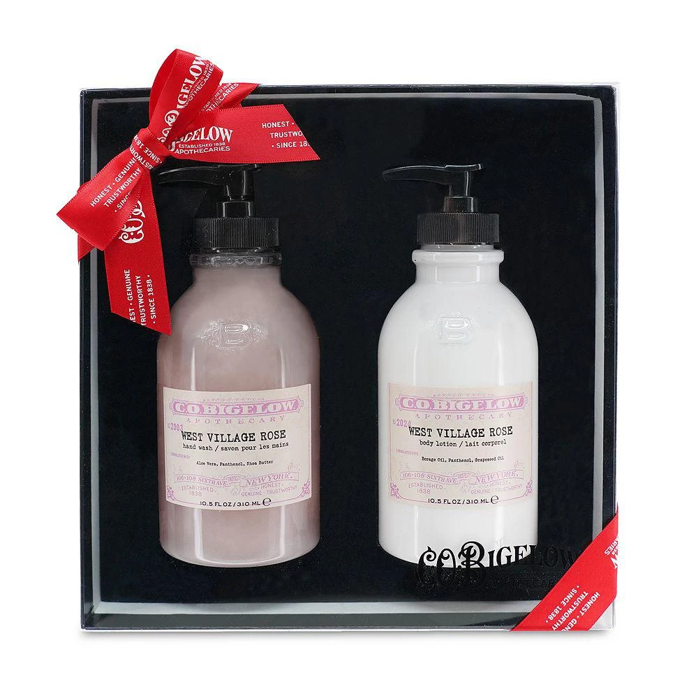 C.O. Bigelow West Village Rose Hand Wash & Body Lotion Set 1