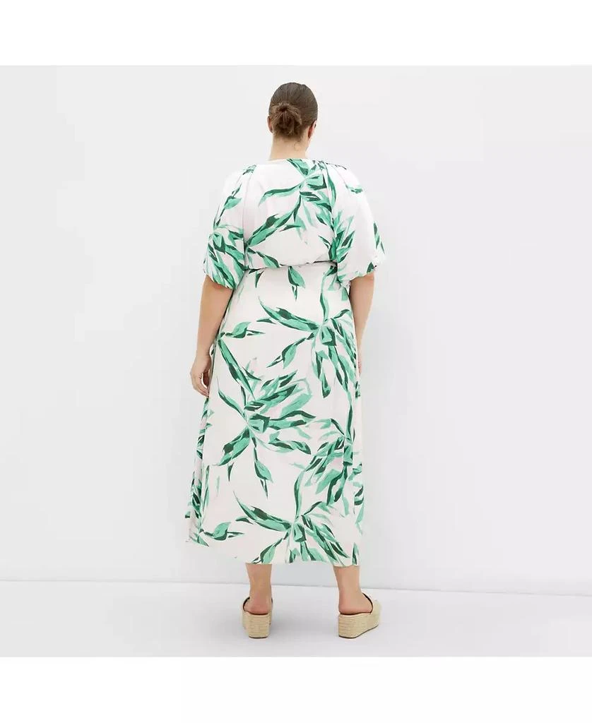 City Chic Plus Size Leilani Maxi Dress - Kelly floral