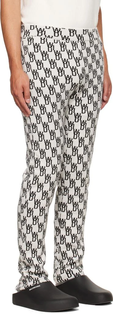 We11done Off-White Jacquard Lounge Pants 2