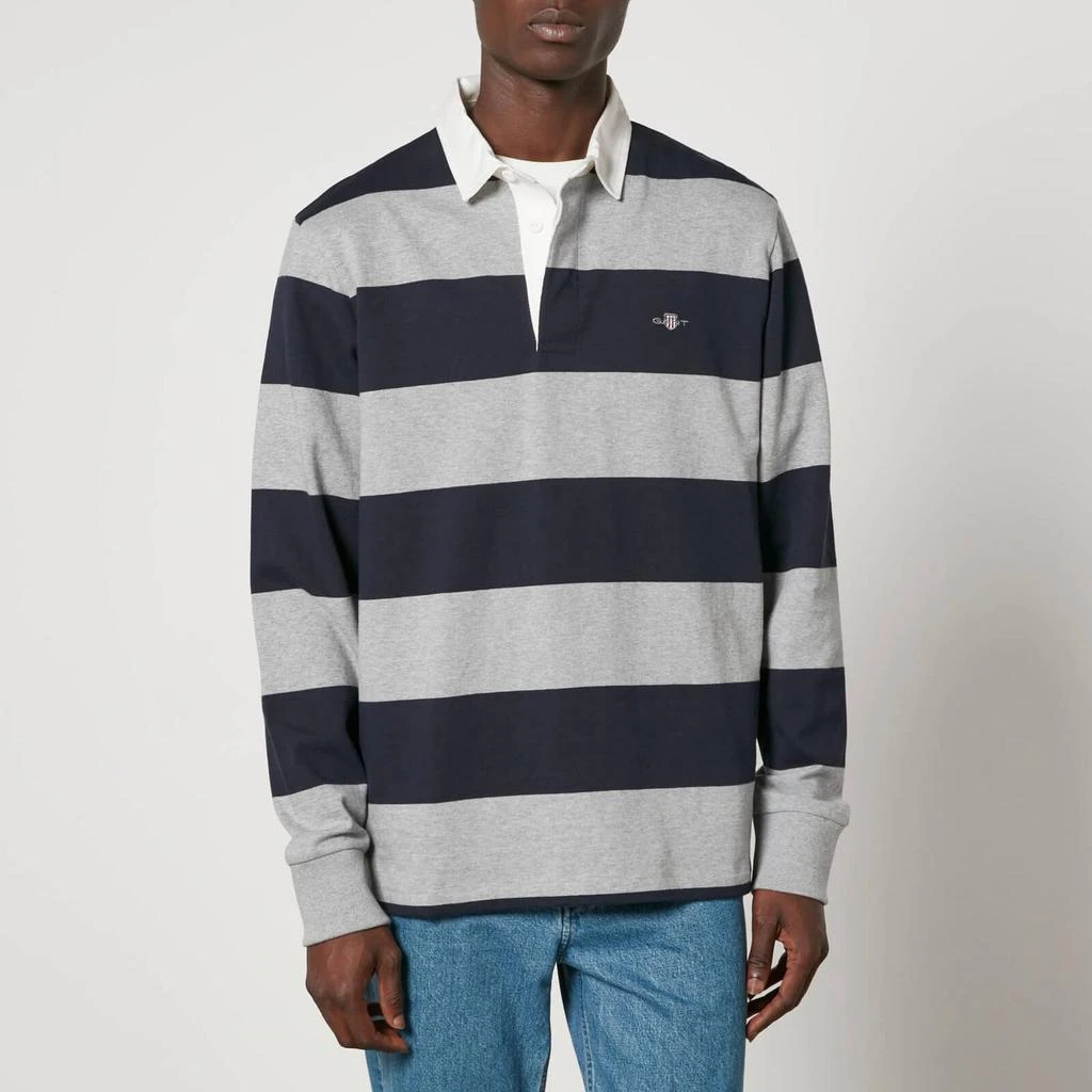 GANT GANT Shield Barstripe Heavy Rugger Cotton-Jersey Top 1