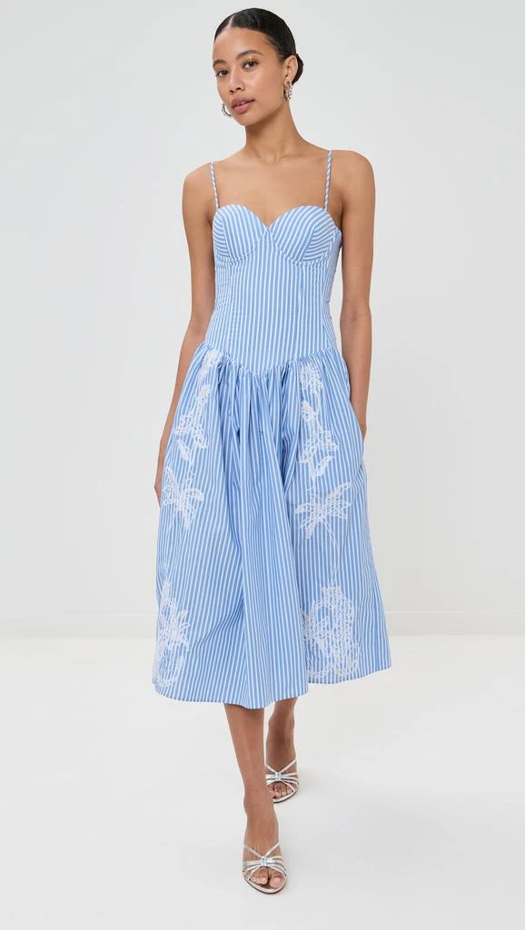 STELLA JEAN Bustier Midi Dress 4