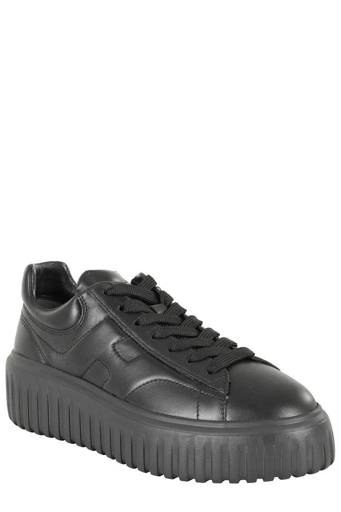 hogan H Stripes Sneakers With Round Toe 2