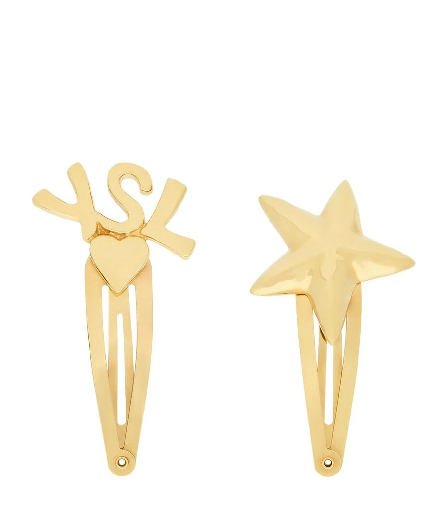 Yves Saint Laurent Charms Hair Clips (Set of 2) 1
