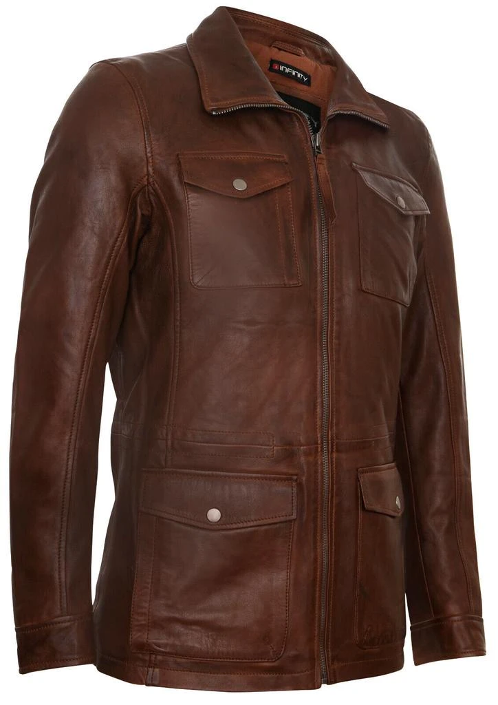 Infinity Leather Mens Timber Safari Coat-Santa Cruz 2