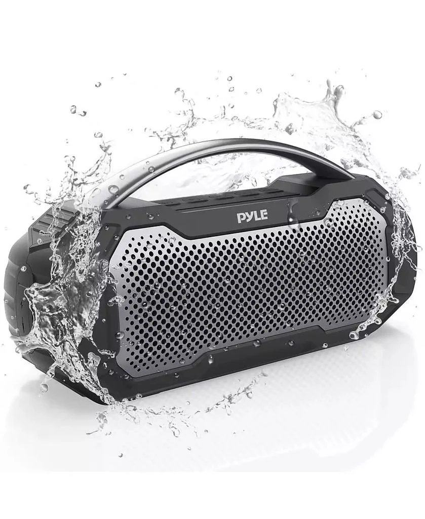 Pyle Portable Wireless Bluetooth Streaming Speaker With TWS Function 
Microphone
