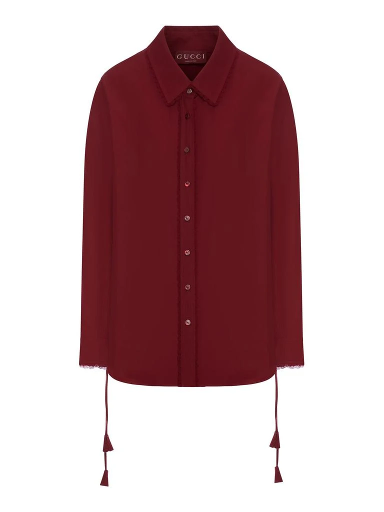 Gucci COTTON POPLIN SHIRT WITH LAYERS 1