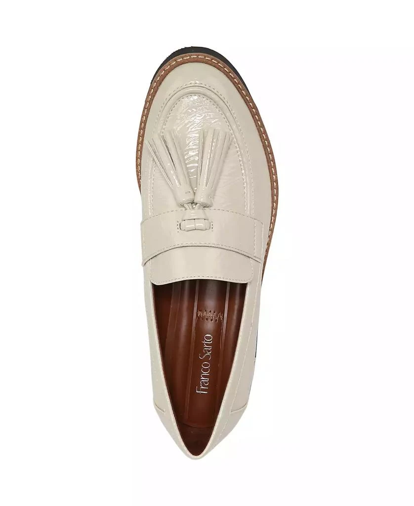 Franco Sarto Women's Carolynn Lug Sole Tassel Loafers 4