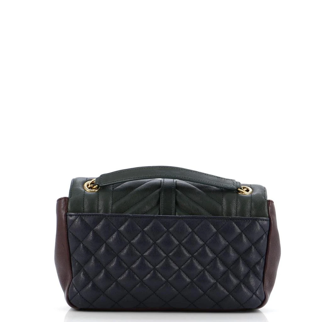 Yves Saint Laurent Classic Monogram Slouchy Envelope Satchel Mixed Matelasse Leather Medium 3