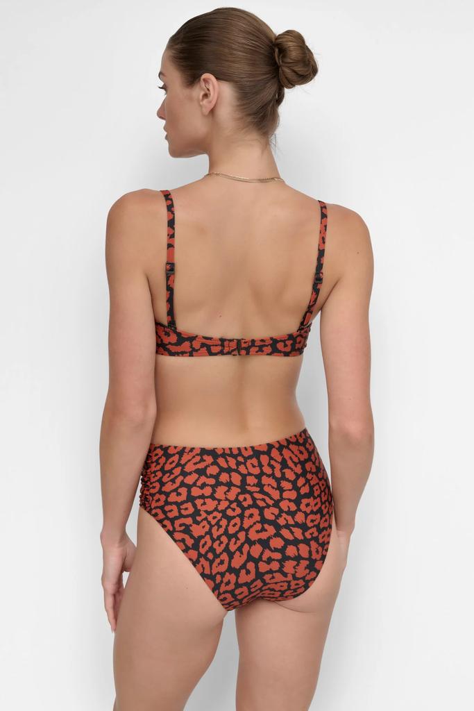 DKNY U-WIRE BANDEAU SHIRRED BIKINI