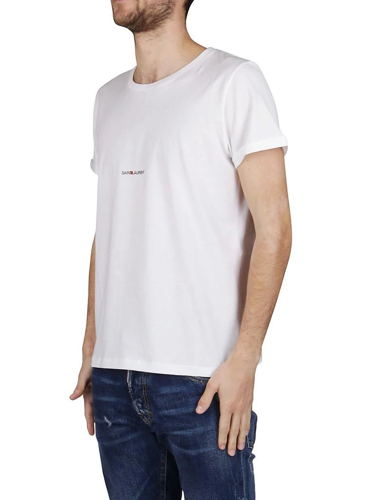 Yves Saint Laurent Saint Laurent Logo Printed Crewneck T-Shirt 5