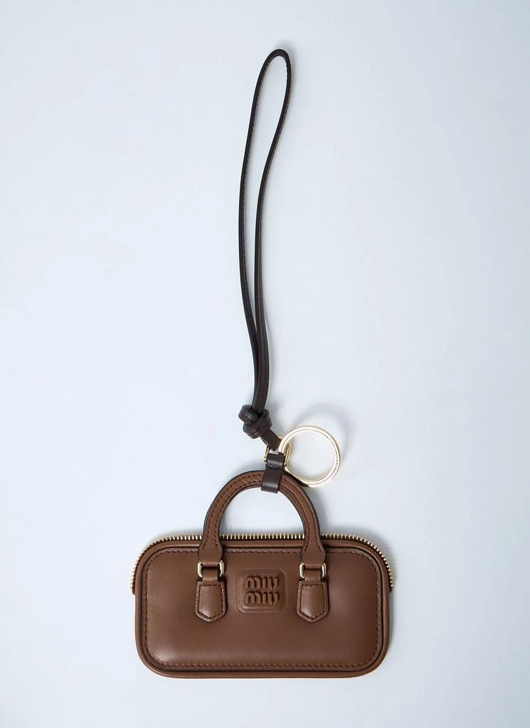 Miu Miu Arcadie Leather Keyring