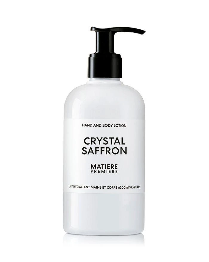 Matiere Premiere Crystal Saffron Hand 
Body Lotion 10.14 oz.
