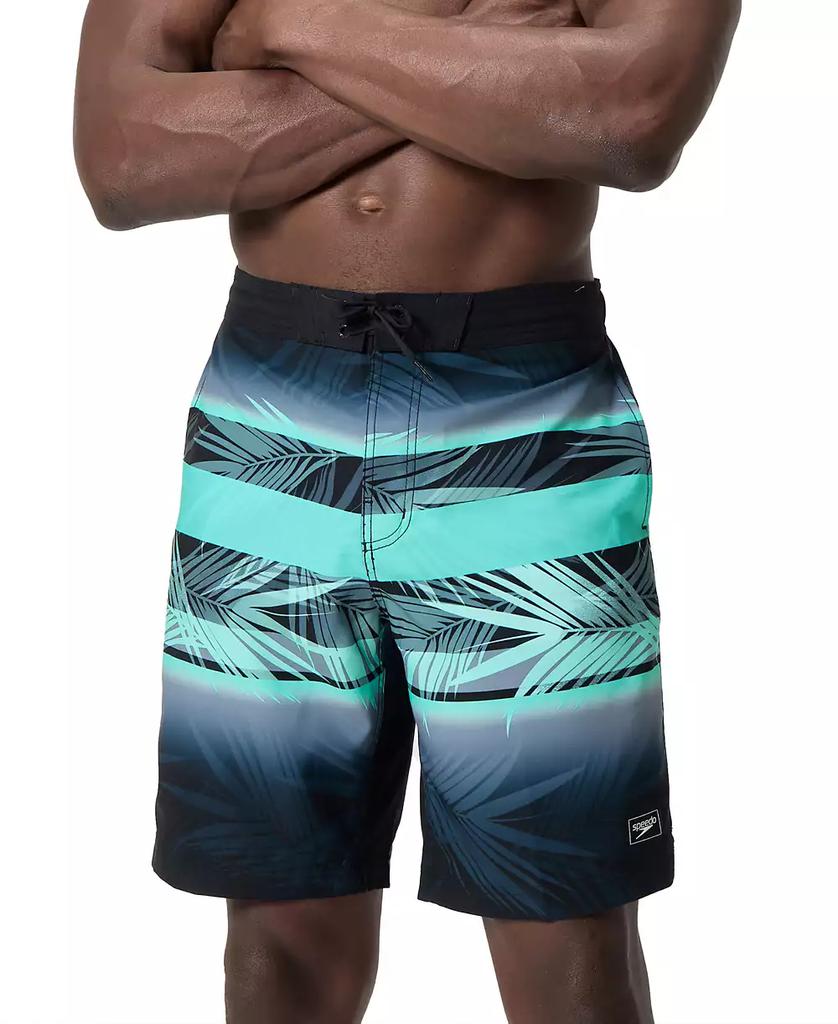 Speedo Men's Bondi Basin Palm Print Drawstring 9" Boardshorts