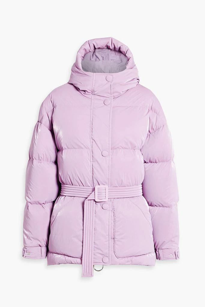 IENKI IENKI Michlin belted quilted shell hooded down jacket 1