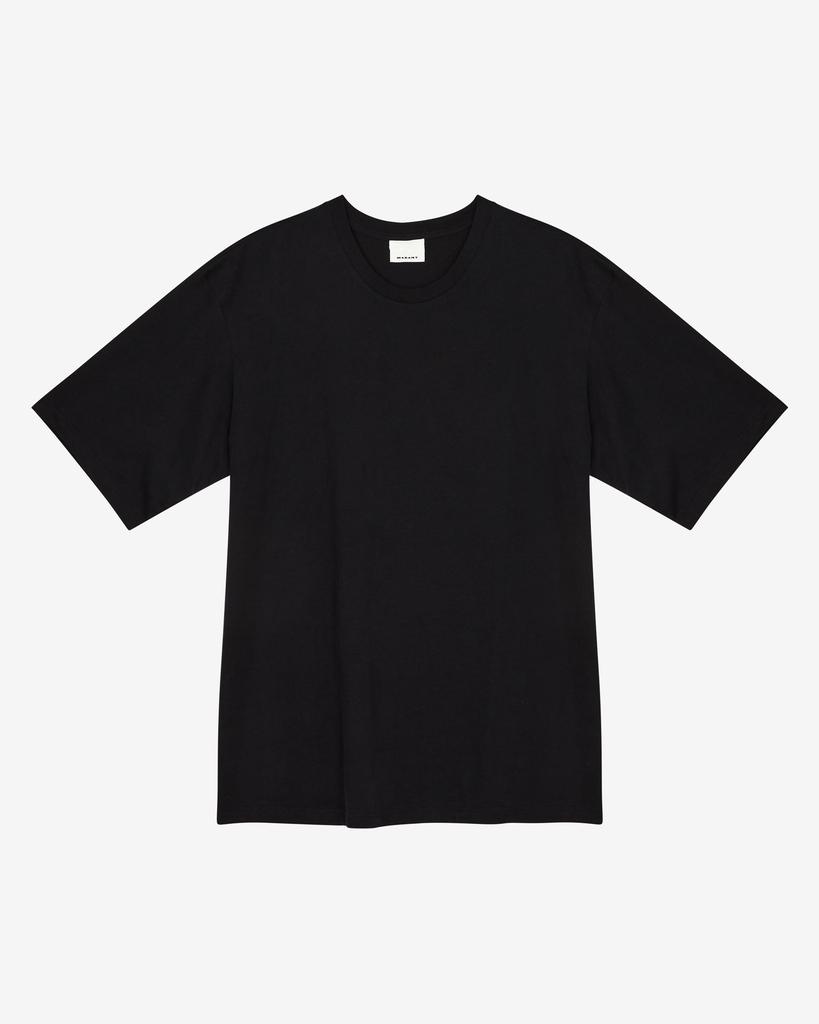 Isabel Marant ISABEL MARANT, GUIZY "MARANT" COTTON TEE-SHIRT - Men - Black - L