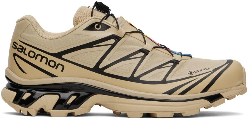 Salomon Beige XT-6 GORE-TEX Sneakers 1