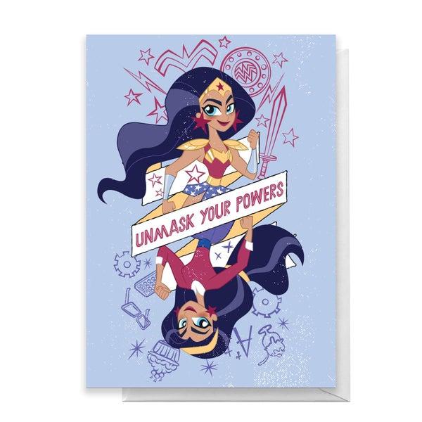 Original Hero Wonder Woman Powers Happy Birthday Greetings Card