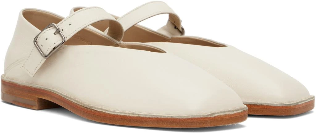 Lemaire Off-White Ballerina Loafers 4