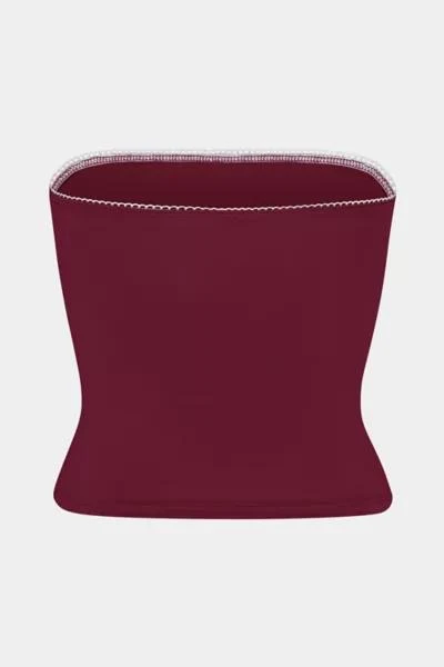 RAT BOI RAT BOI Contour Lace Trim Tube Top 5