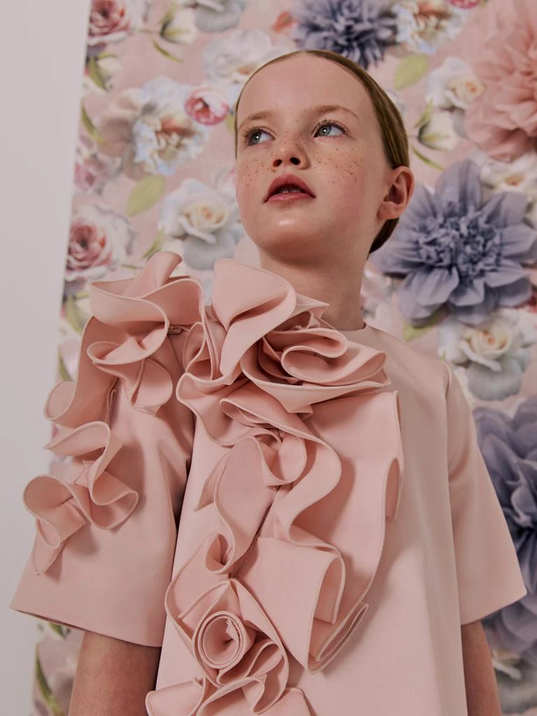 Jessie And James Jessie And James Girls Satin Orchard Dress in Pink 5