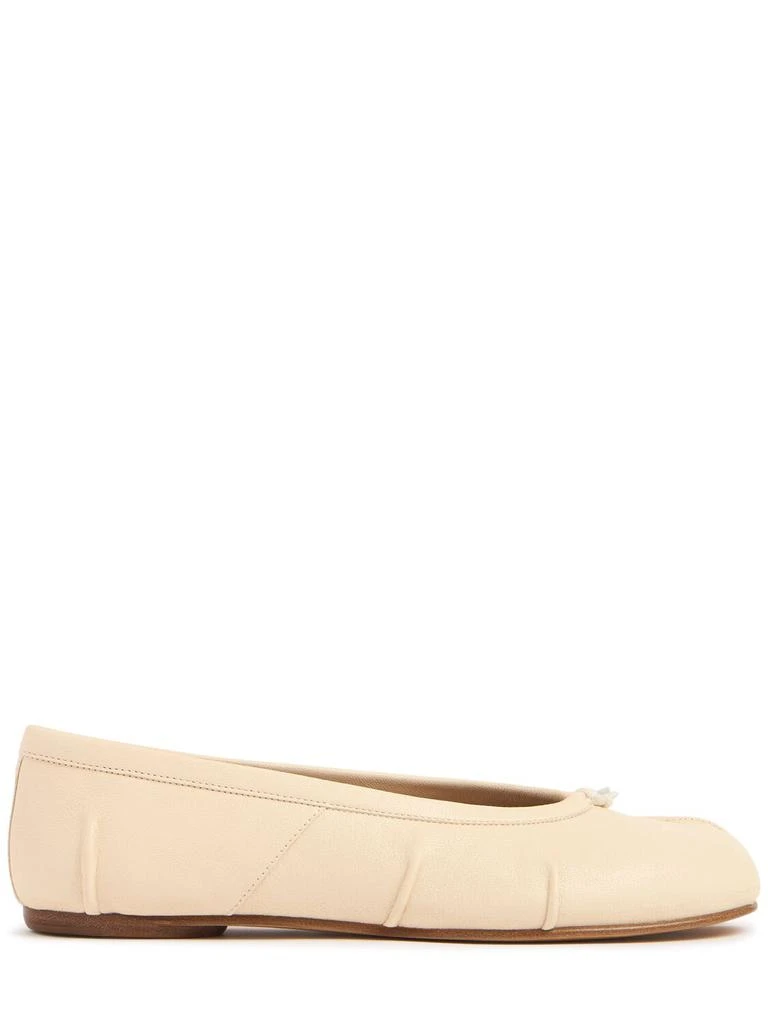 MAISON MARGIELA 10mm Tabi Leather Ballerina Flats 1