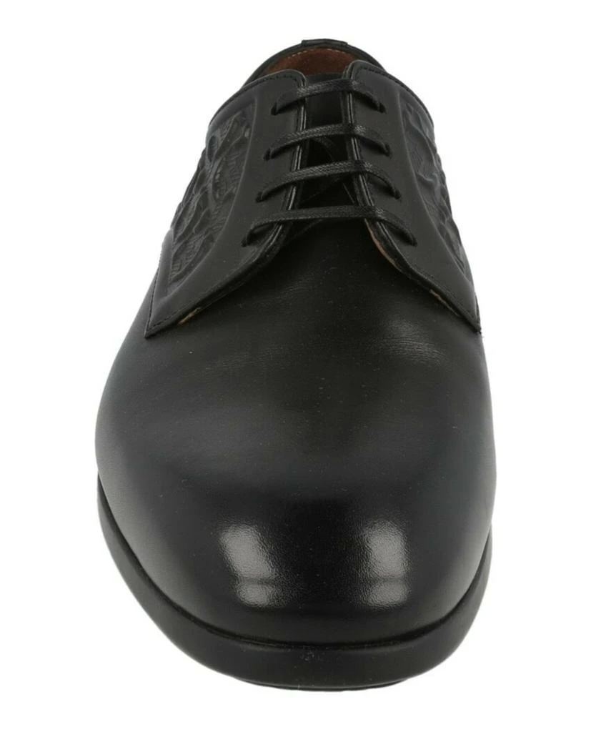 Salvatore Ferragamo Nigel Leather Derby Shoes - Wide Width 4