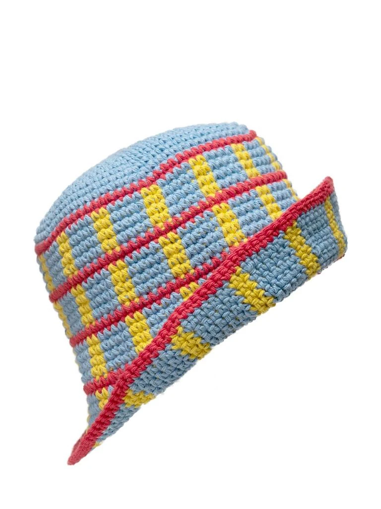 MEMORIAL DAY Plaid Crochet Bucket Hat 4