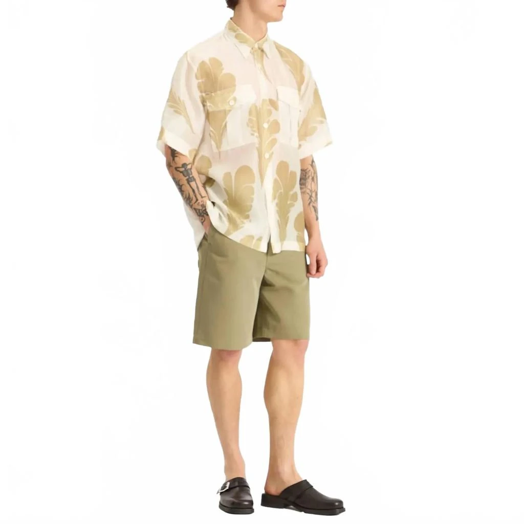 Dries Van Noten Cass Japanese Print Shirt In Dessin E 3