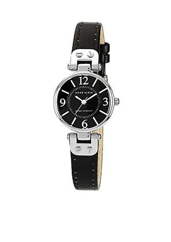 Silver Tone Case with Black Leather Strap – On Sale Now with  display picture 2