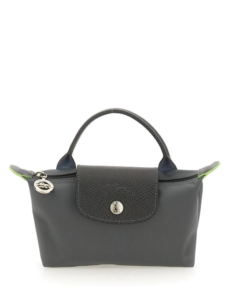 Longchamp LE PLIAGE GREEN GRAPHITE COLOURED CLUTCH BAG 1