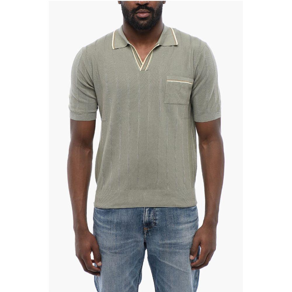ALTEA Ribbed Knit Men's Polo