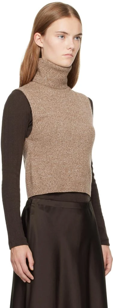 LESET Beige Zoe Turtleneck 2