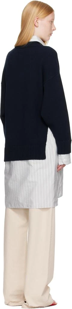 Stella McCartney Navy Crewneck Jumper Shirt Midi Dress 3