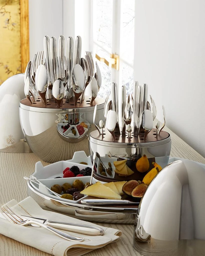 Christofle 24-Piece Mood Silver-Plated Flatware Service 5